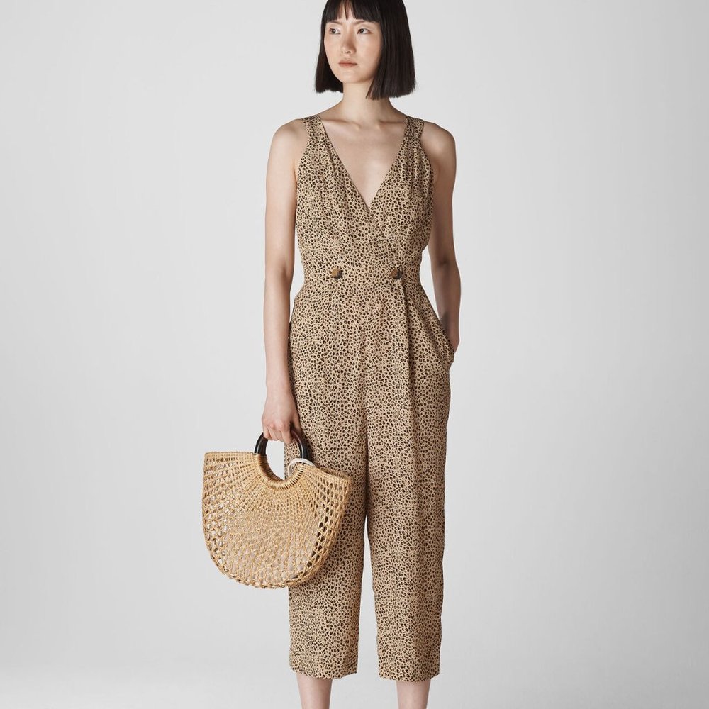 Whistles Leopard Lara Jumpsuit, 6